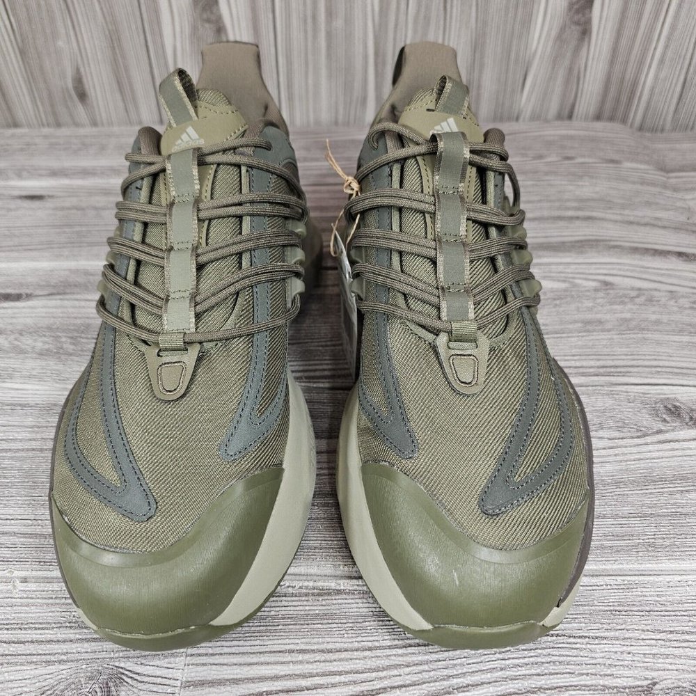 Adidas AlphaBoostV1Cordura Olive Strata Reflective Shoes IG3129Men's Size 11NEW - Picture 6 of 16